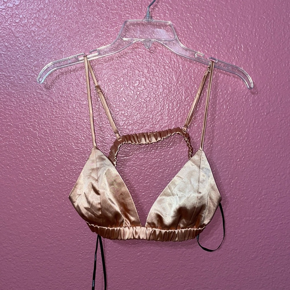 Satin bra